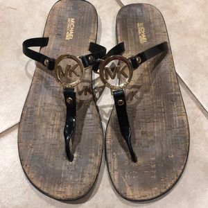 MICHAEL KORS Women’s Sandals Size 8 Mk JELLY Black